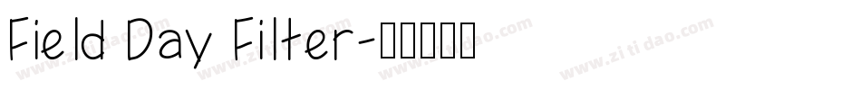 Field Day Filter字体转换